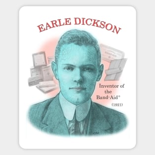 Earle Dickson, Inventor of the Bandaid Sticker